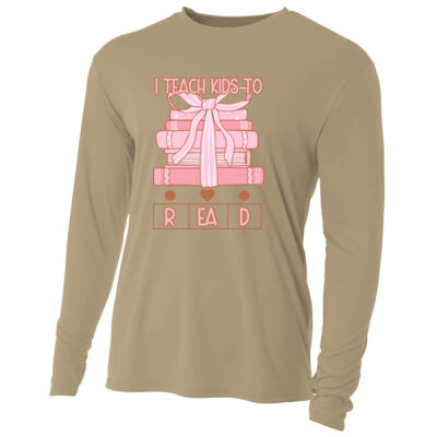 I Teach Students to Read T99-042 - Adult Cooling Performance Long Sleeve Tee Thumbnail