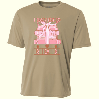 I Teach Students to Read T99-042 - Adult Cooling Performance Short Sleeve Tee Thumbnail