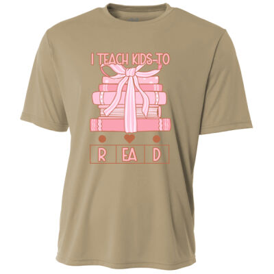 I Teach Students to Read T99-042 - Adult Cooling Performance Short Sleeve Tee Thumbnail