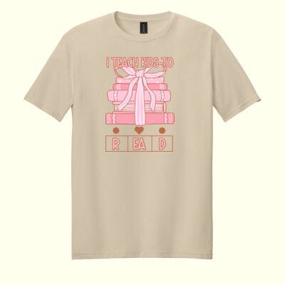 I Teach Students to Read T99-042 - Adult Softstyle ® T Shirt Thumbnail