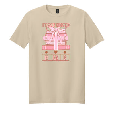 I Teach Students to Read T99-042 - Adult Softstyle ® T Shirt Thumbnail