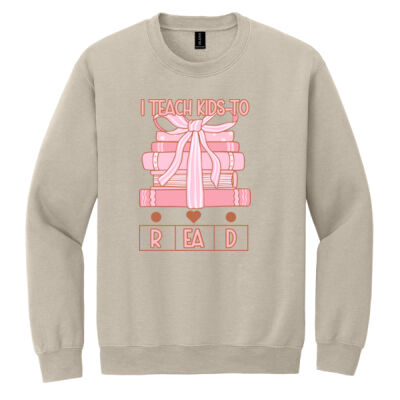 I Teach Students to Read T99-042 - Heavy Blend Crewneck Sweatshirt Thumbnail