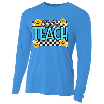 Good Day to Teach T99-043 - Adult Cooling Performance Long Sleeve Tee Thumbnail