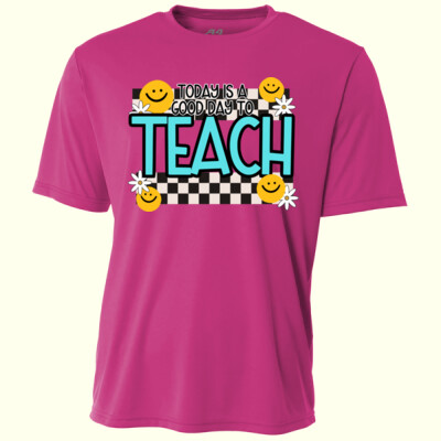 Good Day to Teach T99-043 - Adult Cooling Performance Short Sleeve Tee Thumbnail