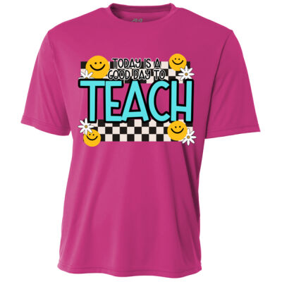 Good Day to Teach T99-043 - Adult Cooling Performance Short Sleeve Tee Thumbnail