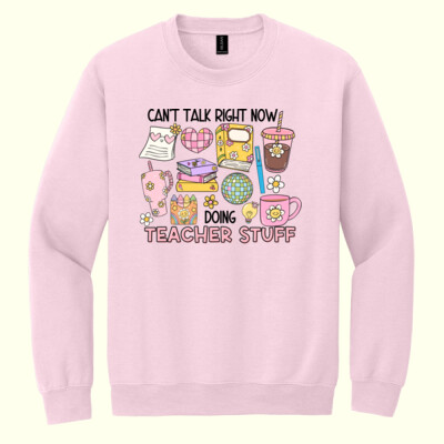 Can't Talk Right Now T99-049 - Heavy Blend Crewneck Sweatshirt Thumbnail