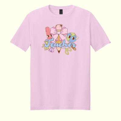 Teacher Coquette T99-050 - Adult Softstyle ® T Shirt Thumbnail