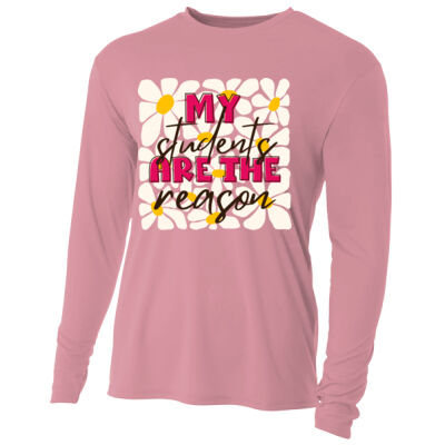 My Students are the Reason T99-051 - Adult Cooling Performance Long Sleeve Tee Thumbnail