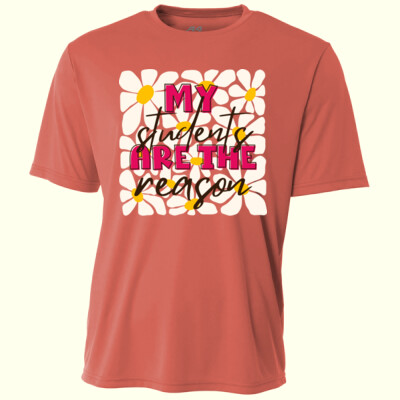 My Students are the Reason T99-051 - Adult Cooling Performance Short Sleeve Tee Thumbnail