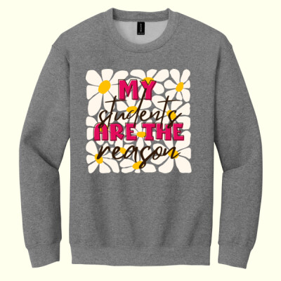 My Students are the Reason T99-051 - Heavy Blend Crewneck Sweatshirt Thumbnail