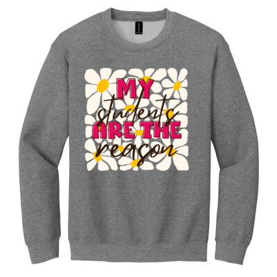 My Students are the Reason T99-051 - Heavy Blend Crewneck Sweatshirt Thumbnail