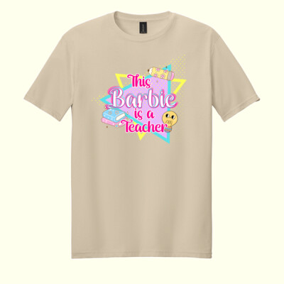 This Barbie T99-057 - Adult Softstyle ® T Shirt Thumbnail