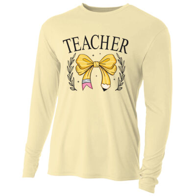 Teacher Coquette T99-059 - Adult Cooling Performance Long Sleeve Tee Thumbnail