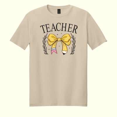 Teacher Coquette T99-059 - Adult Softstyle ® T Shirt Thumbnail