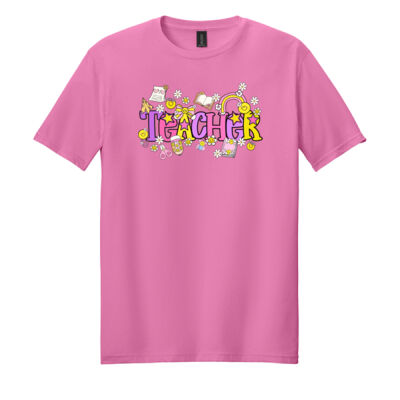 Teacher Smiley T99-060 - Adult Softstyle ® T Shirt Thumbnail