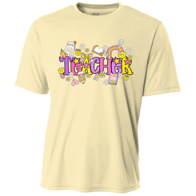 Teacher Smiley T99-060 - Adult Cooling Performance Short Sleeve Tee Thumbnail