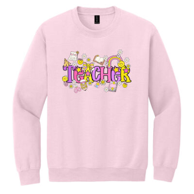 Teacher Smiley T99-060 - Heavy Blend Crewneck Sweatshirt Thumbnail
