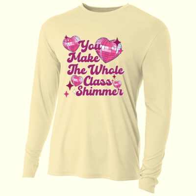 You Make the Whole Class Shimmer T99-063 - Adult Cooling Performance Long Sleeve Tee Thumbnail