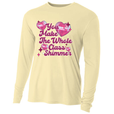 You Make the Whole Class Shimmer T99-063 - Adult Cooling Performance Long Sleeve Tee Thumbnail