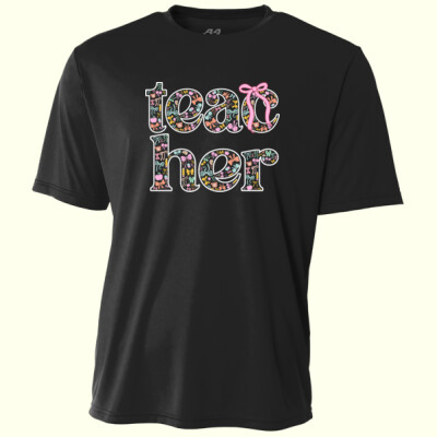 Teacher Coquette T99-068 - Adult Cooling Performance Short Sleeve Tee Thumbnail