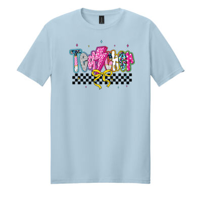 Teacher Checkered T99-069 - Adult Softstyle ® T Shirt Thumbnail