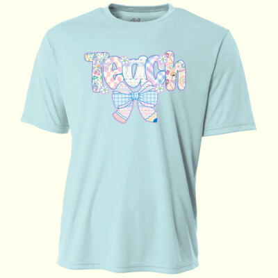 Teacher Coquette Pastels T99-071 - Adult Cooling Performance Short Sleeve Tee Thumbnail