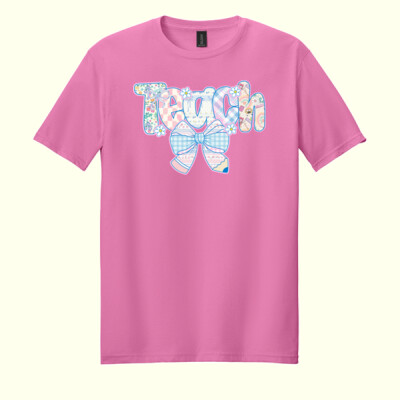 Teacher Coquette Pastels T99-071 - Adult Softstyle ® T Shirt Thumbnail