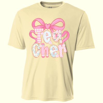 Teacher Coquette Pastels T99-072 - Adult Cooling Performance Short Sleeve Tee Thumbnail