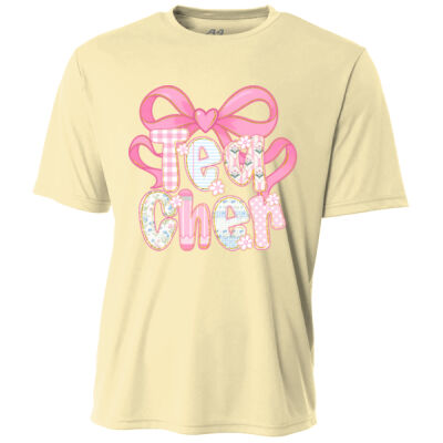 Teacher Coquette Pastels T99-072 - Adult Cooling Performance Short Sleeve Tee Thumbnail
