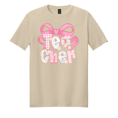 Teacher Coquette Pastels T99-072 - Adult Softstyle ® T Shirt Thumbnail