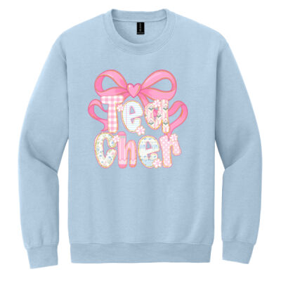 Teacher Coquette Pastels T99-072 - Heavy Blend Crewneck Sweatshirt Thumbnail