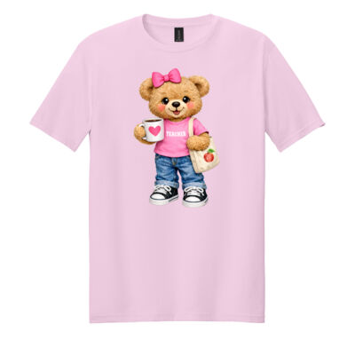 Teacher Bear T99-078 - Adult Softstyle ® T Shirt Thumbnail