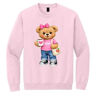 Teacher Bear T99-078 - Heavy Blend Crewneck Sweatshirt Thumbnail