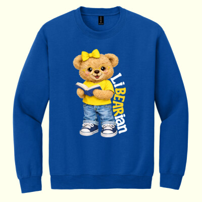 LiBEARian 84-001 - Heavy Blend Crewneck Sweatshirt Thumbnail