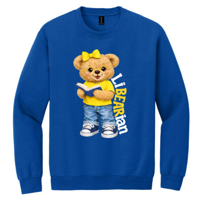 LiBEARian 84-001 - Heavy Blend Crewneck Sweatshirt Thumbnail
