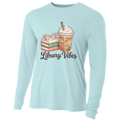 Library Vibes 84-003 - Adult Cooling Performance Long Sleeve Tee Thumbnail