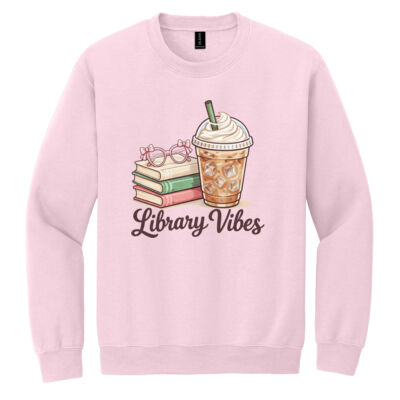 Library Vibes 84-003 - Heavy Blend Crewneck Sweatshirt Thumbnail