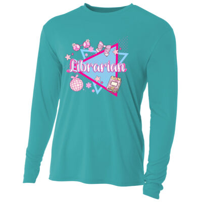 Librarian Pink 84-004 - Adult Cooling Performance Long Sleeve Tee Thumbnail