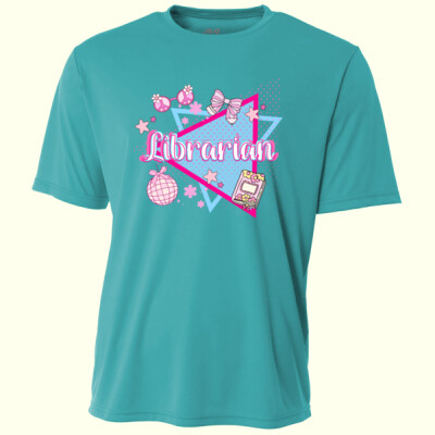 Librarian Pink 84-004 - Adult Cooling Performance Short Sleeve Tee Thumbnail