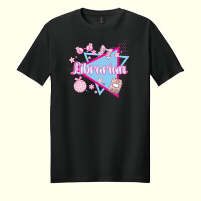 Librarian Pink 84-004 - Adult Softstyle ® T Shirt Thumbnail