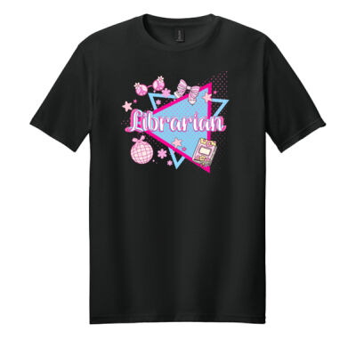 Librarian Pink 84-004 - Adult Softstyle ® T Shirt Thumbnail