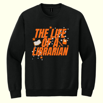 The Life of a Librarian 84-005 - Heavy Blend Crewneck Sweatshirt Thumbnail