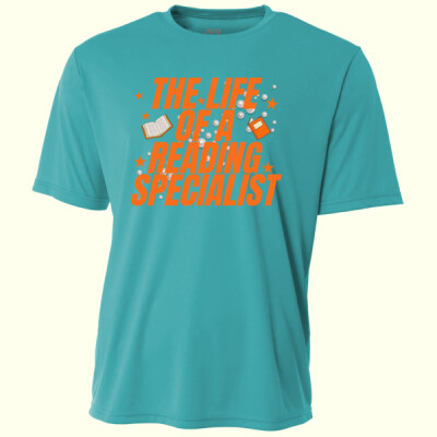 The Life of a Reading Specialist 84-006 - Adult Cooling Performance Short Sleeve Tee Thumbnail