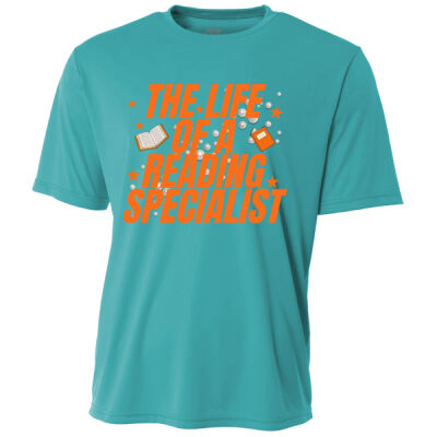 The Life of a Reading Specialist 84-006 - Adult Cooling Performance Short Sleeve Tee Thumbnail