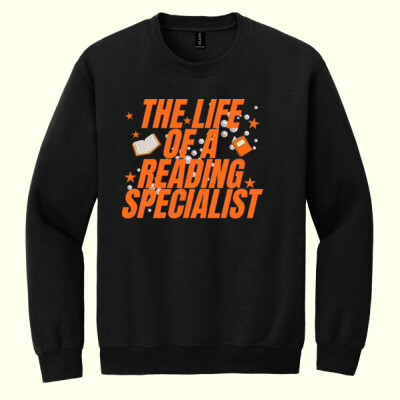 The Life of a Reading Specialist 84-006 - Heavy Blend Crewneck Sweatshirt Thumbnail