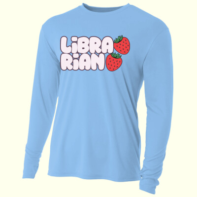 Librarian Berries 84-011 - Adult Cooling Performance Long Sleeve Tee Thumbnail