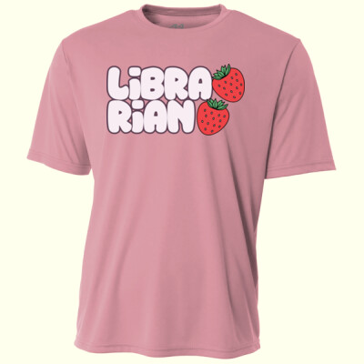 Librarian Berries 84-011 - Adult Cooling Performance Short Sleeve Tee Thumbnail