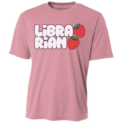Librarian Berries 84-011 - Adult Cooling Performance Short Sleeve Tee Thumbnail
