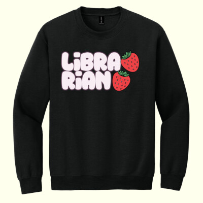 Librarian Berries 84-011 - Heavy Blend Crewneck Sweatshirt Thumbnail