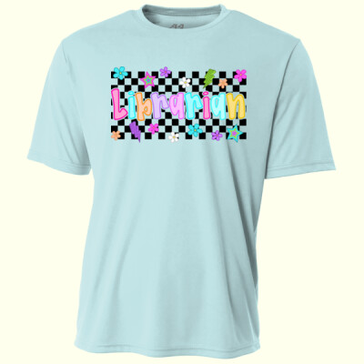 Librarian Retro 84-013 - Adult Cooling Performance Short Sleeve Tee Thumbnail